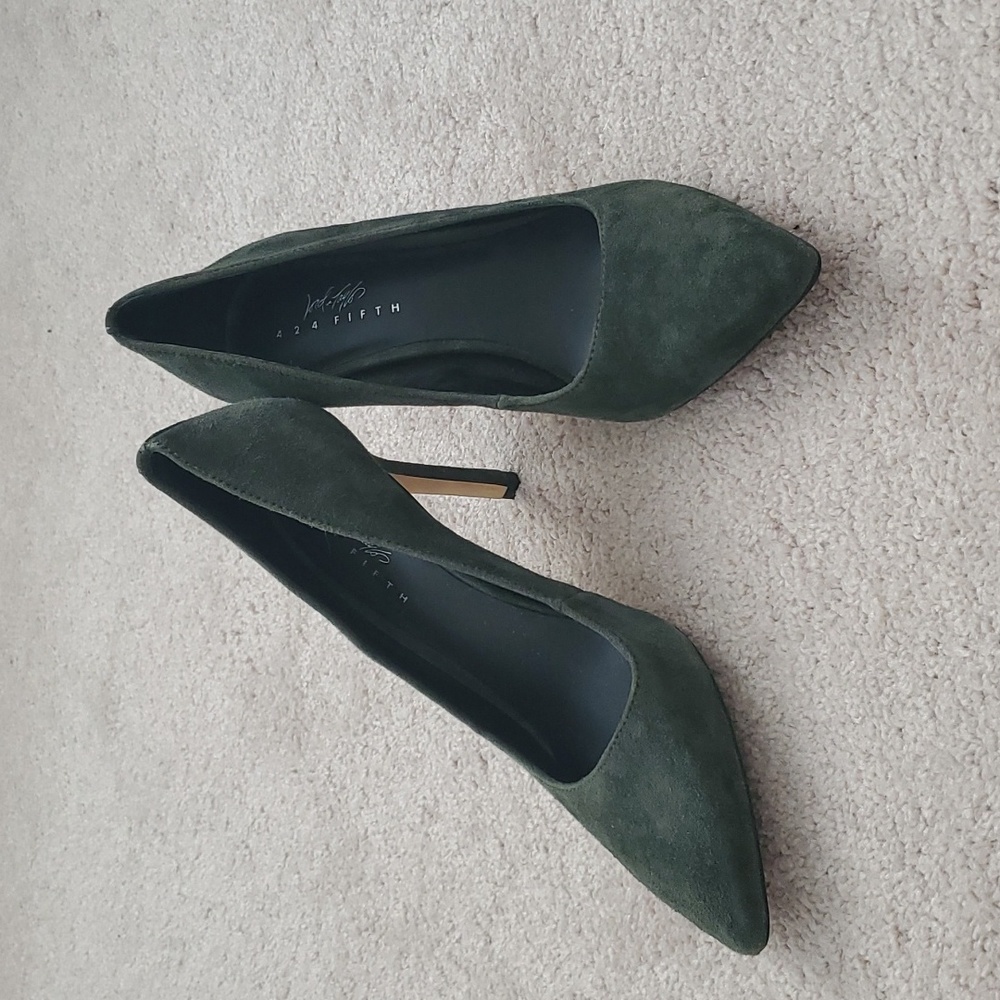 Lord and Taylor Green size 7 heels